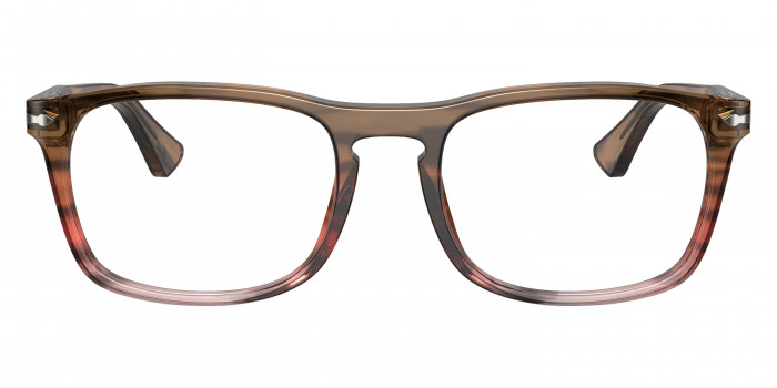 Persol™ PO3344V 1206 52 - Striped Brown Gradient Red
