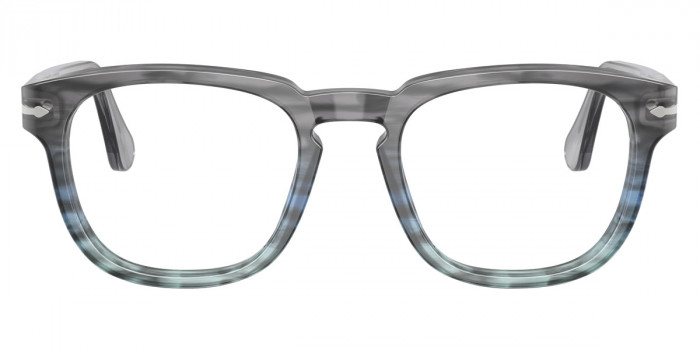 Persol™ PO3376V 1205 50 - Striped Gray Gradient Striped Blue