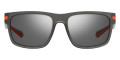 Matte Gray / Gray / Silver Mirrored Polarized