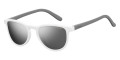 Milky Gray / Gray / Silver Mirrored Polarized