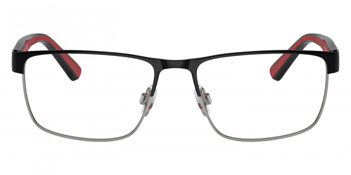 POLO RALPH LAUREN™ PH1229 9223 54 - Semi Shiny Black/Gunmetal and Red Rubber