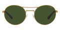 Semishiny Brass / Bottle Green