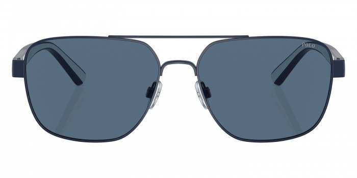 POLO RALPH LAUREN™ PH3154 927380 62 - Semishiny Navy Blue and White Rubber