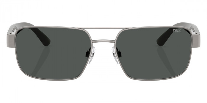 POLO RALPH LAUREN™ PH3161 926687 58 - Brushed Gunmetal/Shiny Light Gray/Dark Gray