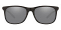 Shiny Black on Crystal / Polarized 80S Silver Mirrored