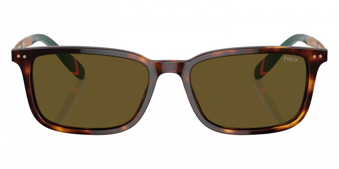 POLO RALPH LAUREN™ PH4212 613773 55 - Shiny Brown Tortoise/Antique Gold/Green