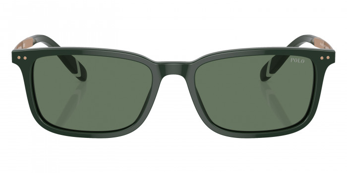 POLO RALPH LAUREN™ PH4212 614071 55 - Shiny Opal Dark Green/Antique Gold