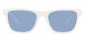 Shiny White / Blue