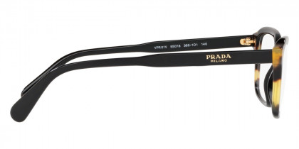 Color: Black/Medium Havana (3891O1) - Prada PR01VV3891O155