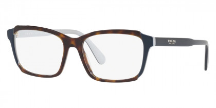 Color: Havana/Top Blue/Gray (W3C1O1) - Prada PR01VVFW3C1O155