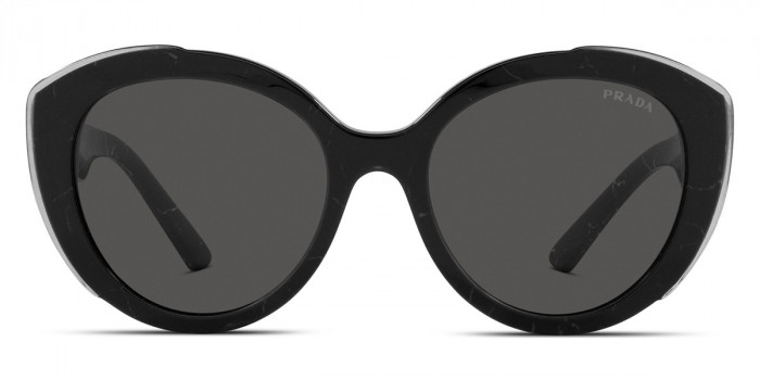 Prada PR 01YS 09V5S0 54 - Black Marble/Top Black Transp