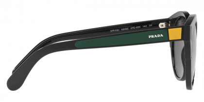 Color: Black/Gray/Yellow (07E5S0) - Prada PR03US07E5S053