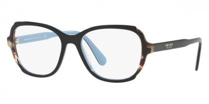 Color: Top Black/Azure/Spotted Brown (KHR1O1) - Prada PR03VVFKHR1O154