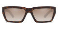 Havana / Brown Gradient Gray Mirrored Silver