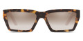 Red / Clear Grad Brown Mirrored Silver