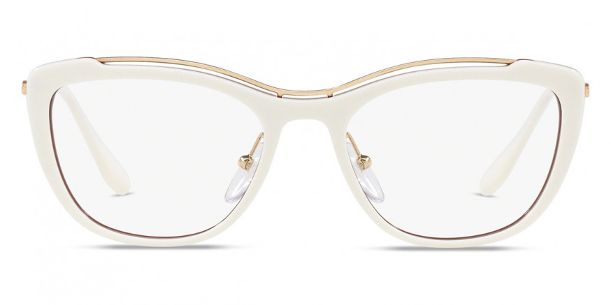 Prada™ Conceptual PR 04VV YNC1O1 53 Ivory/Bordeaux Eyeglasses