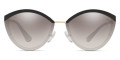 Pale Gold / Black / Gray / Gradient Gray Mirrored Silver