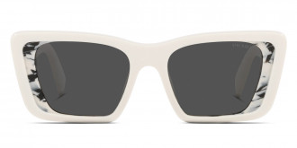 Prada™ PR 08YS 02V5S0 51 - White/Havana Black