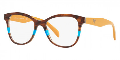 Color: Striped Brown Azure (2581O1) - Prada PR12TV2581O151