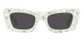 Matte White Marble / Dark Gray