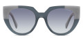 Light Blue / Clear Gradient Blue