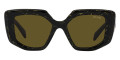 Black/Yellow Marble / Dark Brown