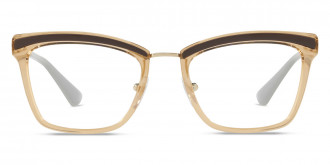 Color: Brown/Antique Pink (KOF1O1) - Prada PR15UVKOF1O150