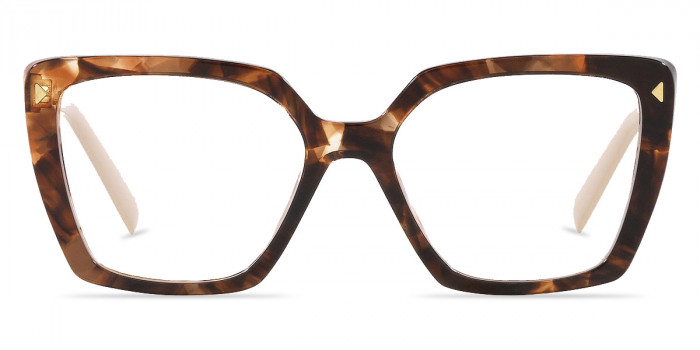 PRADA キャットアイクラス 15ZVVISTA 1AB1O1 Prada PR 15ZV 1AB1O1 Glasses - US