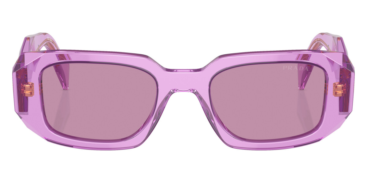 サングラス PRADA FW25 Prada - 17WS SOLE - 13R07Q (17WS SOLE 13R07Q) Prada Symbole PR 17WS 13R07Q 49 Transparent Amethyst Sunglasses