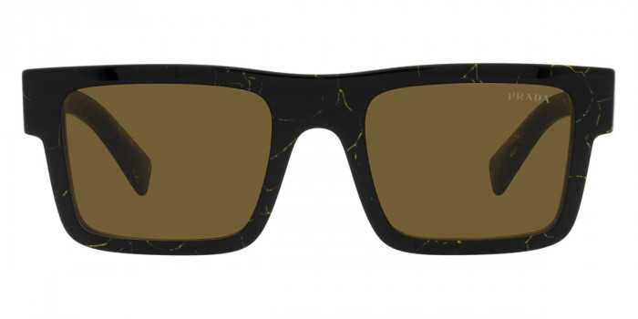 Prada Symbole PR 19WS 19D01T 52 - Black/Yellow Marble