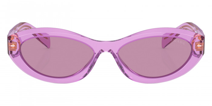 Prada Symbole PR 26ZS 13R07Q 55 - Transparent Amethyst