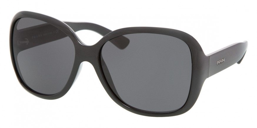 Prada™ PR 27MS 1AB1A1 60 Gloss Black Sunglasses