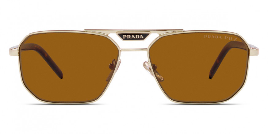 Prada™ PR 58YS ZVN5Y1 57 Pale Gold Sunglasses