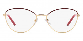 Color: Bordeaux/Gold (FHX1O1) - Prada PR62WVFHX1O153