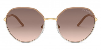 Prada™ Decode PR 65XS 09G3D0 58 - Beige/Ivory
