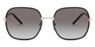 Prada™ Decode PR 67XS AAV0A7 58 - Pale Gold/Black