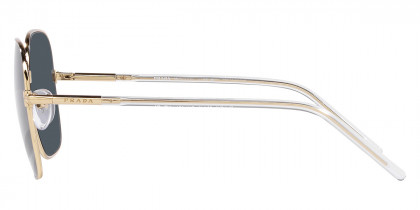 Color: Pale Gold and Transparent (ZVN09T) - Prada PR67XSZVN09T55