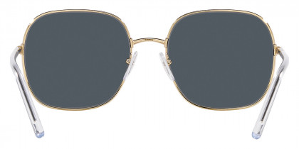 Color: Pale Gold and Transparent (ZVN09T) - Prada PR67XSZVN09T55