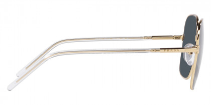 Color: Pale Gold and Transparent (ZVN09T) - Prada PR67XSZVN09T55