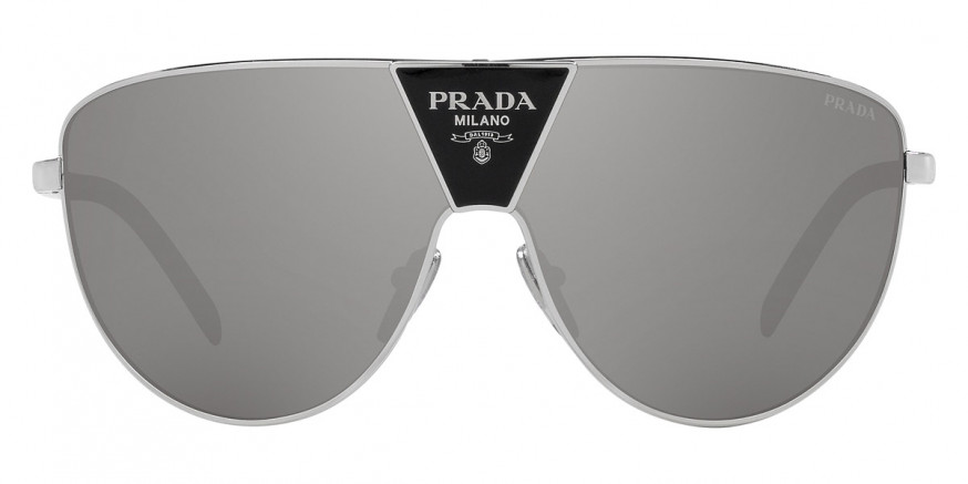Prada™ PR 69ZS 1BC2B0 137 Silver and Black Sunglasses