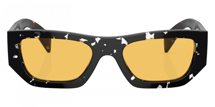 Prada PR A01SF 15O10C 55 - Havana Black Transparent/Havana Black/Yellow