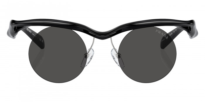 サングラス PRADA FW25 Prada - A24S SOLE - 1AB5S0 (A24S SOLE 1AB5S0) Prada PR A24S Round Sunglasses | EyeOns.com