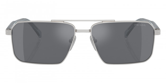 Prada PR A57S 1BC175 61 - Silver/Transparent Azure