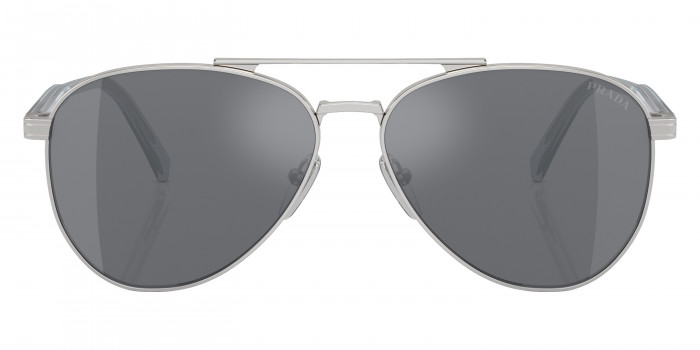 Prada PR A58S 1BC175 58 - Silver/Transparent Azure