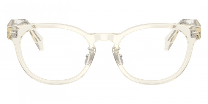 Prada Symbole PR B06VD 19X1O1 50 - Matte Gray/Green/Transparent Champagne