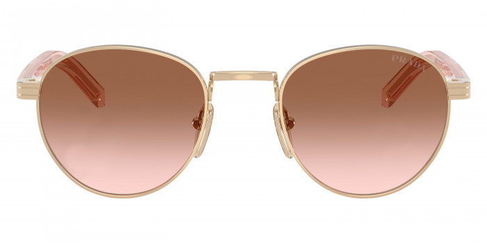 Prada PR B52S ZVN0A6 49 - Pale Gold/Transparent Peach Pink