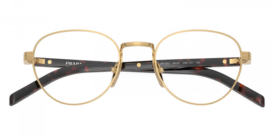 Color: Gold/Root Tortoise (5AK1O1) - Prada PRB53V5AK1O149