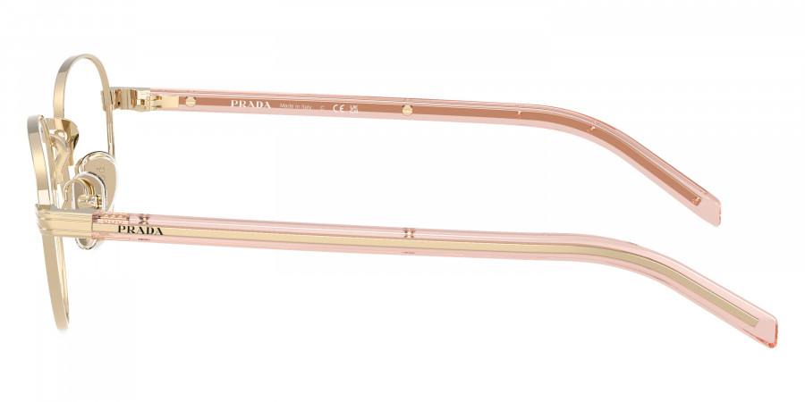 Color: Pale Gold/Transparent Peach Pink (ACX1O1) - Prada PRB53VACX1O149