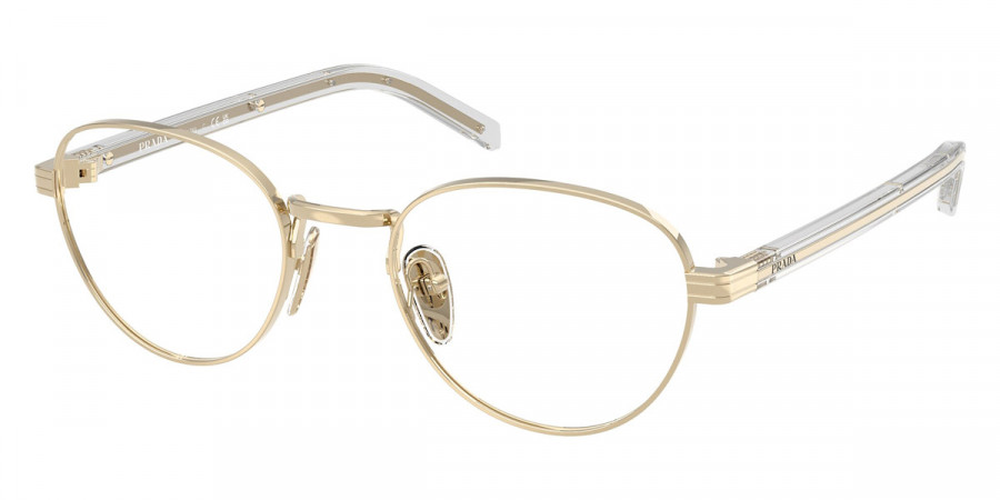 Color: Pale Gold/Transparent Gray (ZVN1O1) - Prada PRB53VZVN1O149