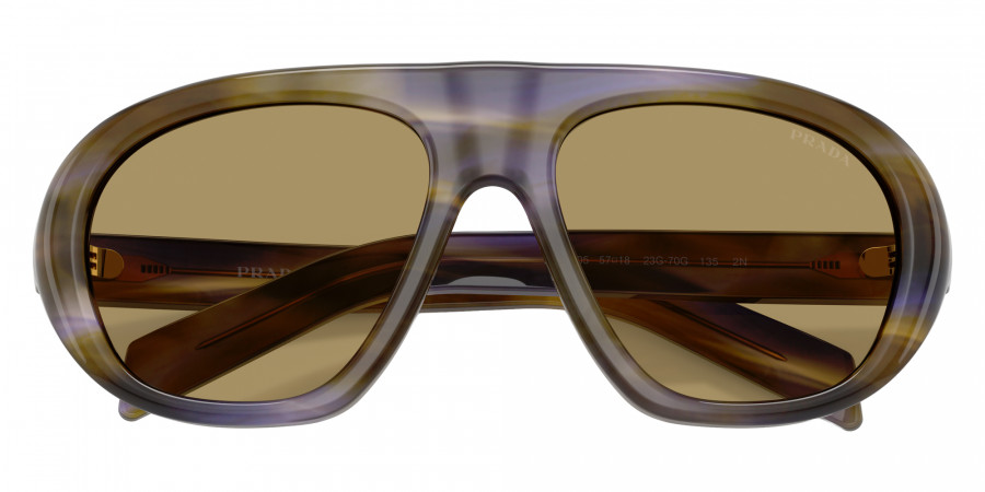 Color: Striped Laguna (23G70G) - Prada PRC05S23G70G57